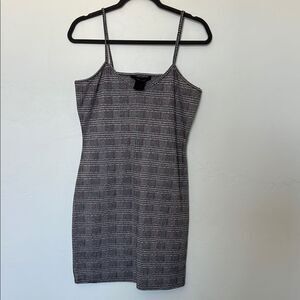 Coco and Shay Houndstooth Spaghetti Strap Mini Dress Purple Size Medium Y2K ⭐️